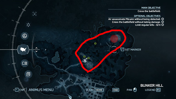 Assassin's Creed III - Battle of Bunker Hill