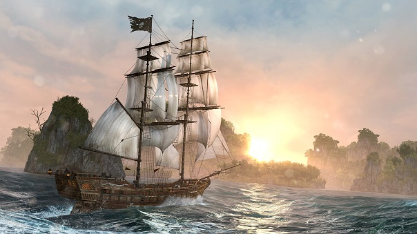 Black Flag's narrative theming in gameplay